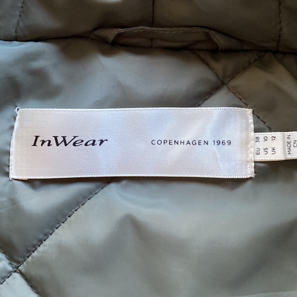 InWear quilted bomber sage green - Picture 5 of 8